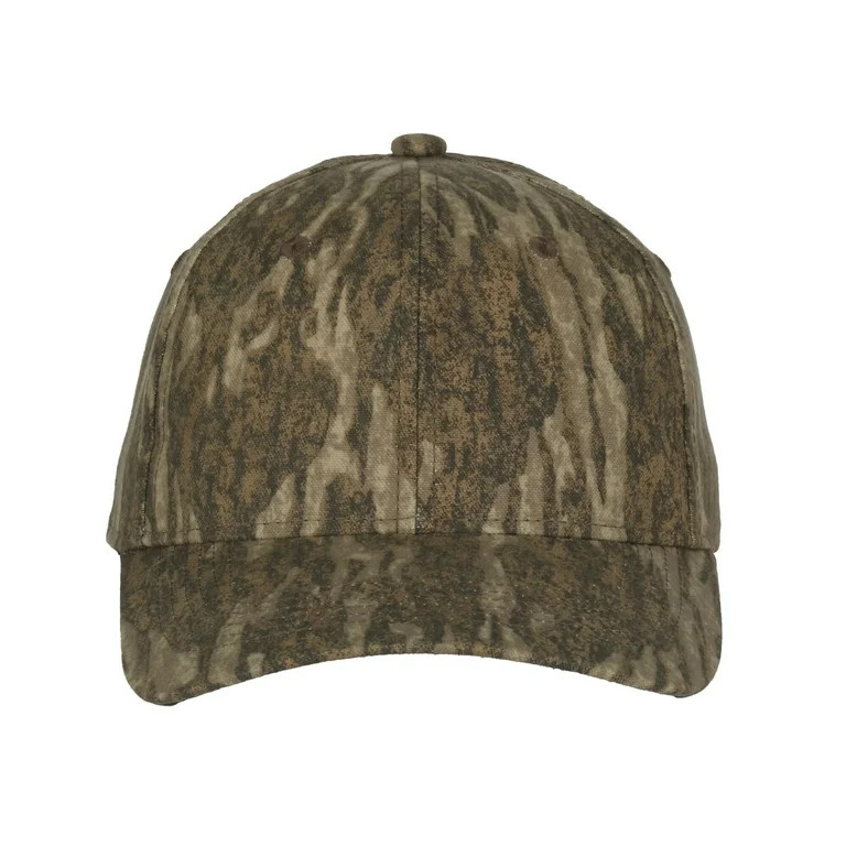 Mossy Oak Unstructured Canvas Baseball Style Hat New Bottomland Camo Pattern, Adult, Men's | Walmart (US)