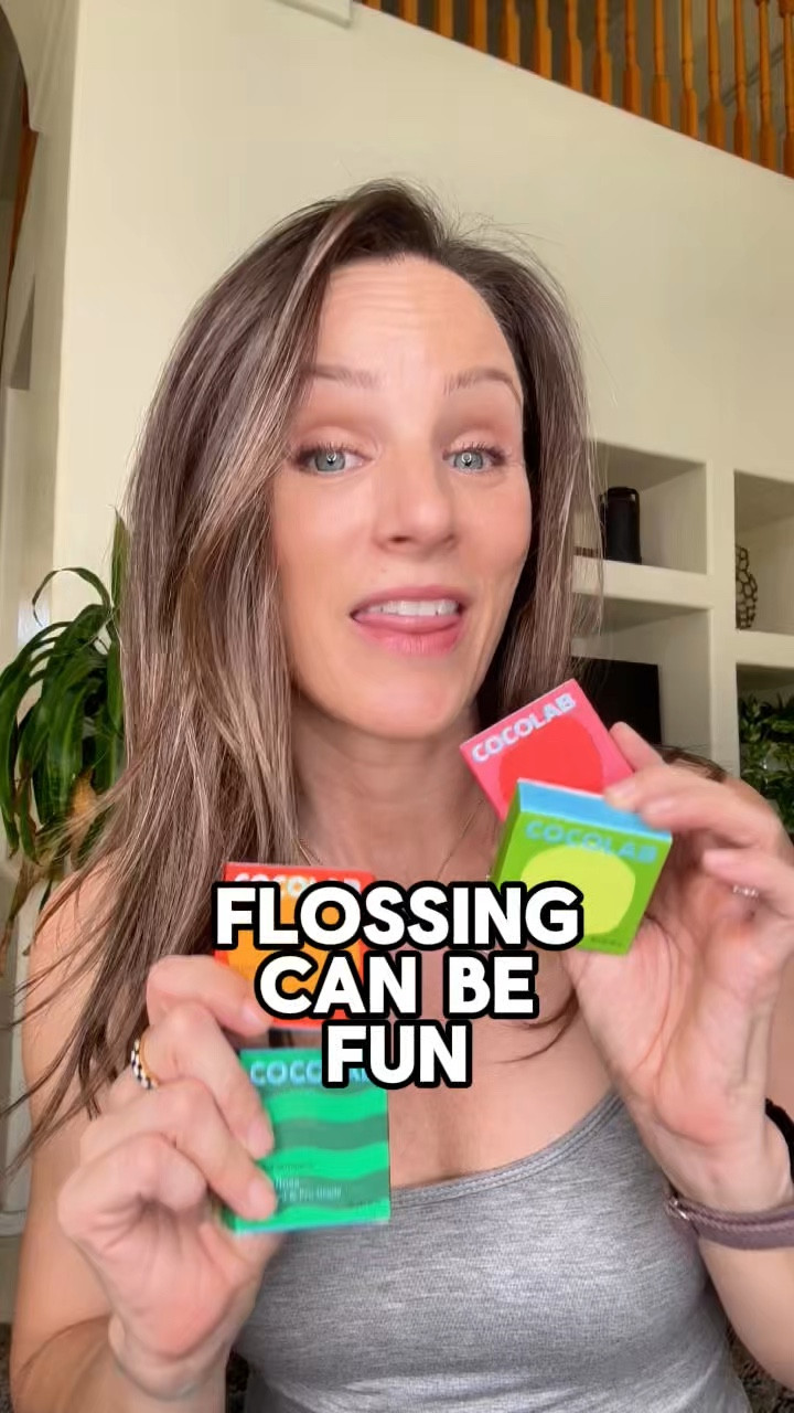 Cocofloss is fun, flavorful, and actually effective. Thicker floss that glides well, tropical flavors like watermelon and orange, and refillable eco-friendly cases. My whole family fights over flavors, and anything that makes us floss more is a win.

#cocofloss #dentalfoss #ecofriendly #azmom