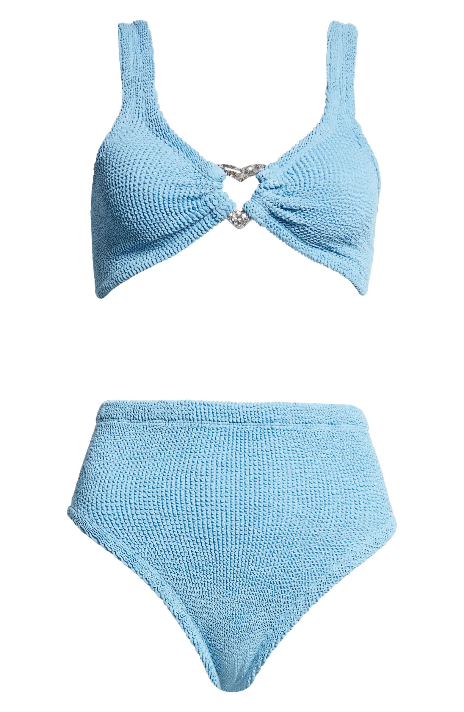 Jessica Heart Clasp Two-Piece Swimsuit | Nordstrom