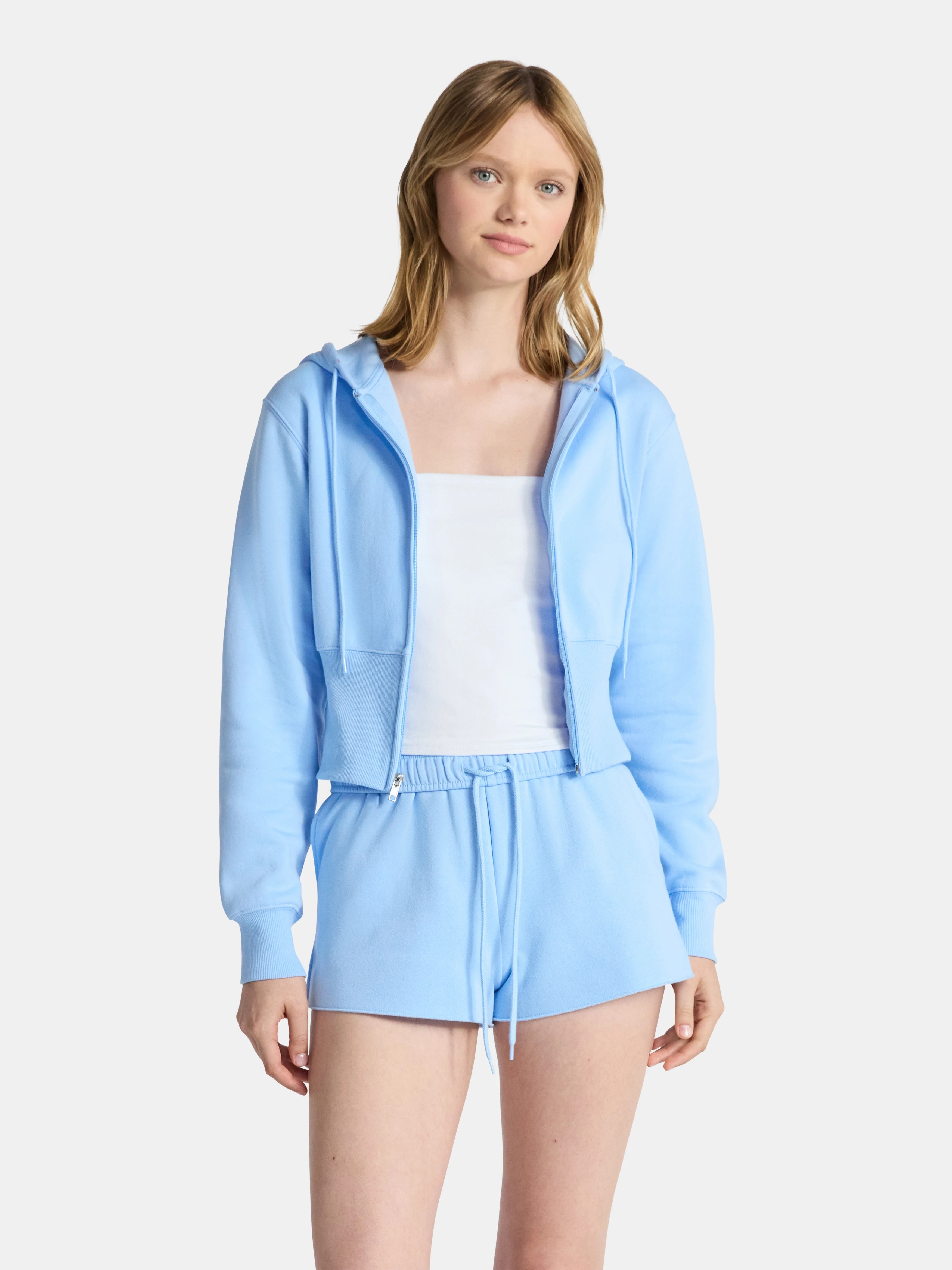No Boundaries Fleece Zip Hoodie, Women's | Walmart (US)