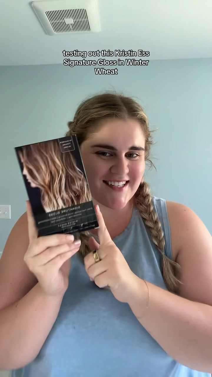 I tried the Ess Hair Gloss at-home kit to extend the time between appointments—and I’m loving it! It gave my hair a boost of shine and made it feel super soft, all in just a few minutes. Perfect for moms who want salon-quality results without the hassle! #EssHairGloss #BusyMomHacks #AtHomeHairCare #GlossyHair #MomLife #HairCareEssentials #LTKBeauty

#LTKBeauty #LTKVideo #LTKPlusSize