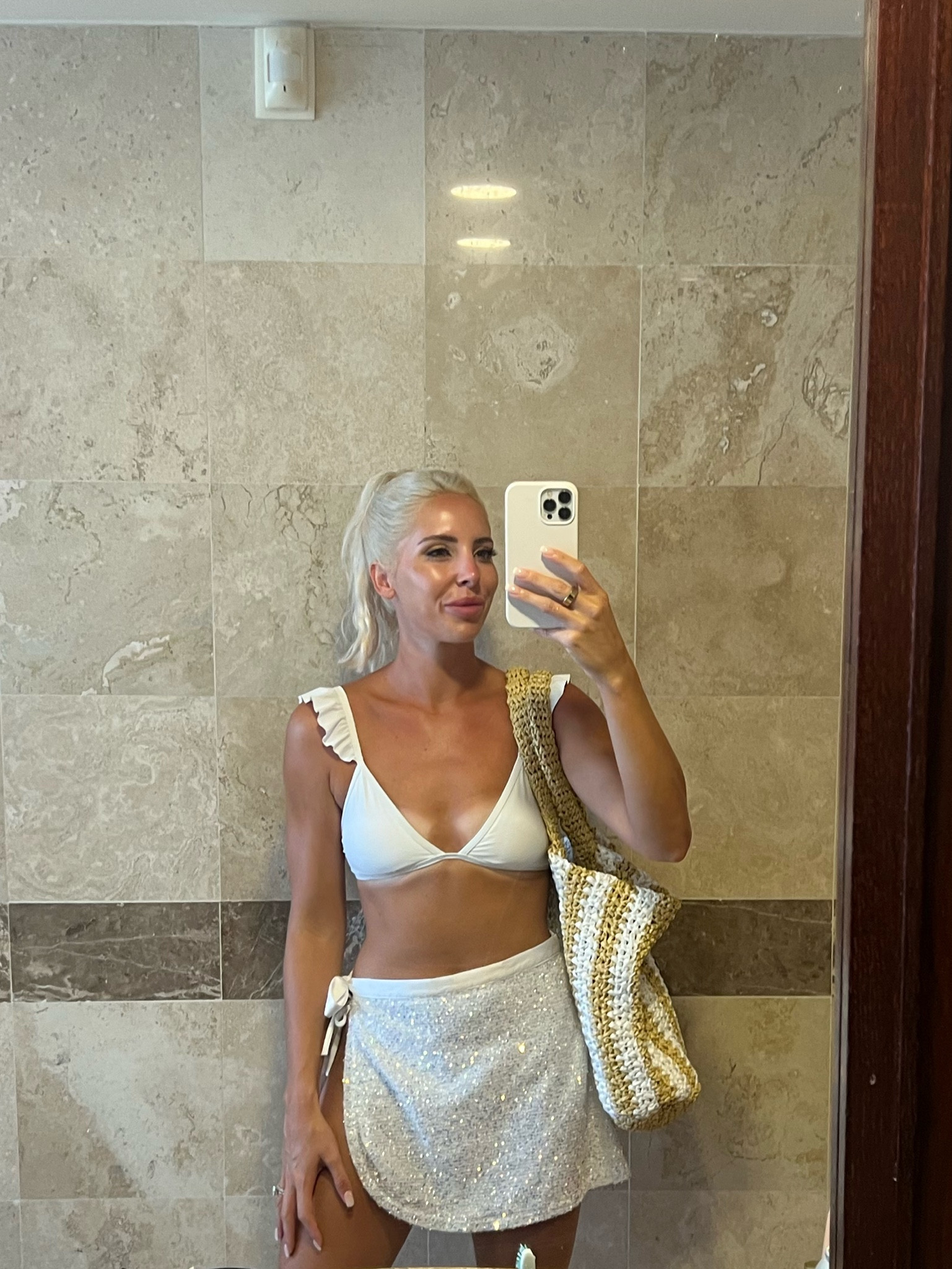 Smalls in bottoms and XS in top!