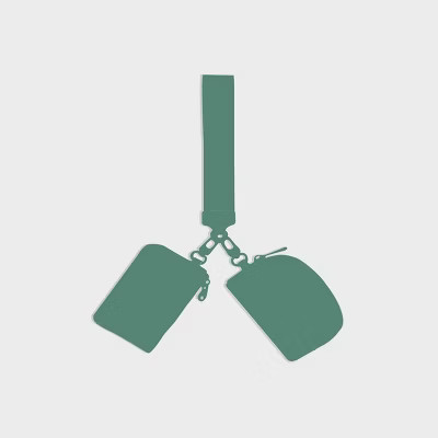 Grayson Smile Dual Pouch Wristlet Green | Target