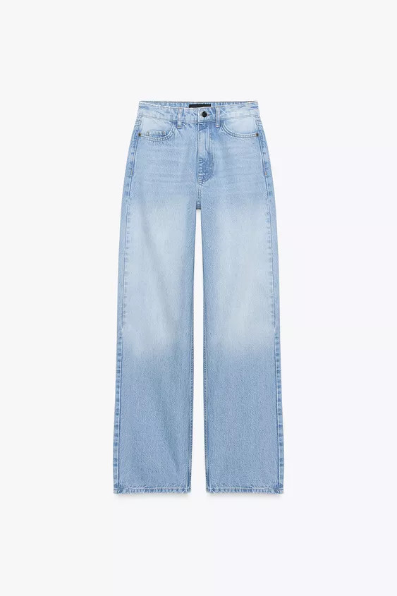 JEANS Z.04 FULL LENGTH HIGH-WAIST | Zara UK