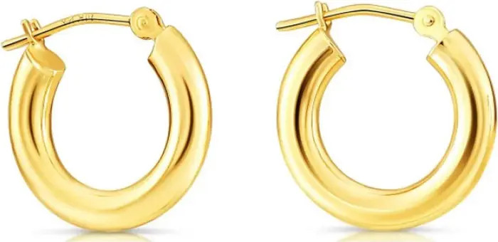 A&M 14K Gold 15mm Chunky Hoop Earrings | Nordstromrack | Nordstrom Rack