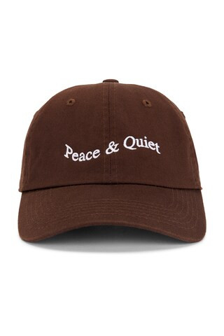 Museum of Peace and Quiet Wordmark Dad Hat in Brown from Revolve.com | Revolve Clothing (Global)