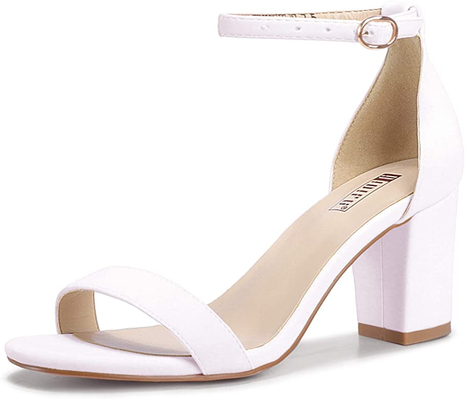 IDIFU Women's 3 Inch Heel Sandals for Women | Amazon (US)