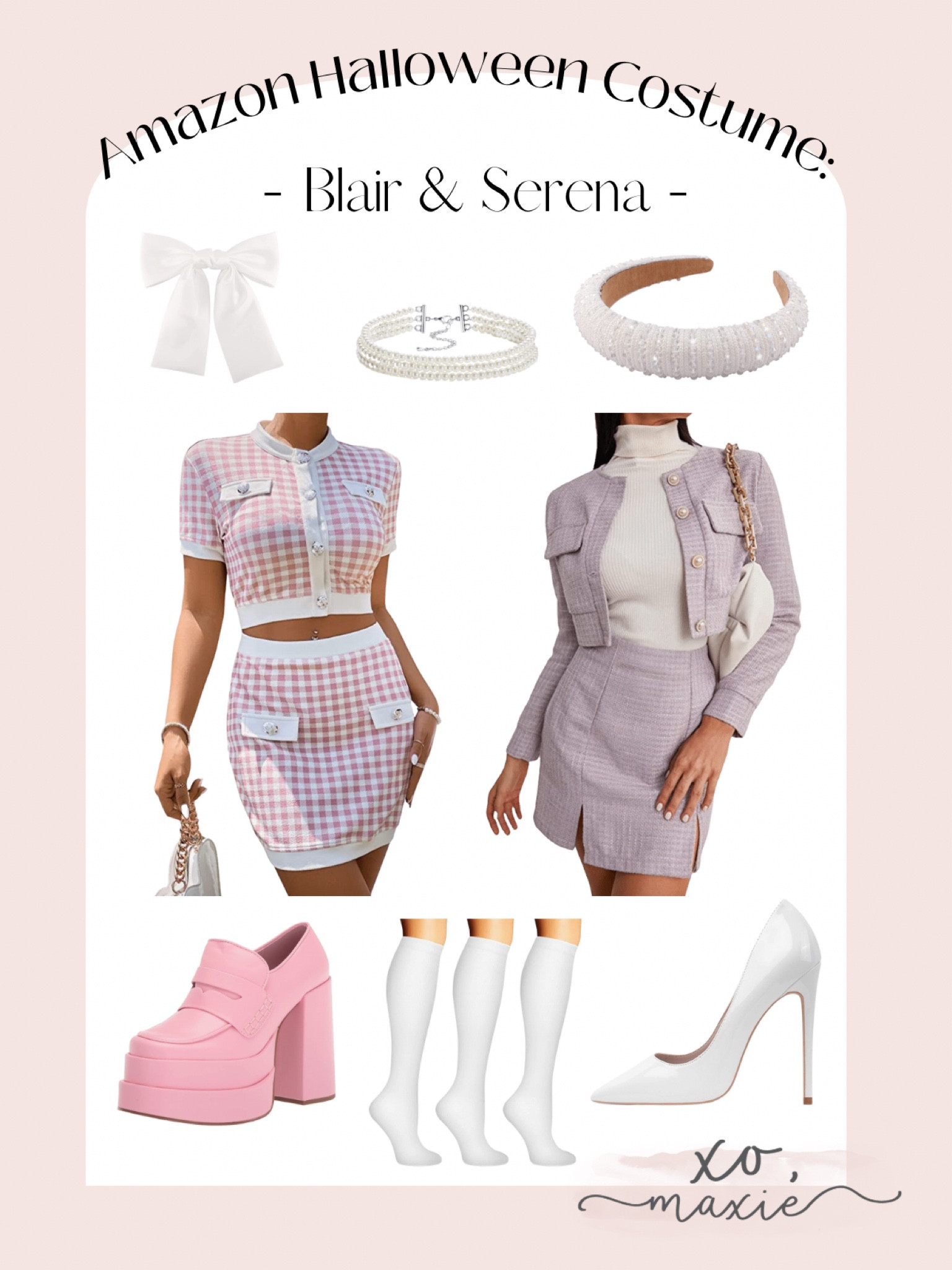 Amazon costume ideas! Serena & Blair

Gossip girl costume, Blair Waldorf costume, Serena & Blair costume, best friends costumes, bffs costumes, girls costumes, classy Halloween costume, Amazon Halloween costume, affordable Halloween costumes, 

#LTKunder100 #LTKSeasonal #LTKHalloween