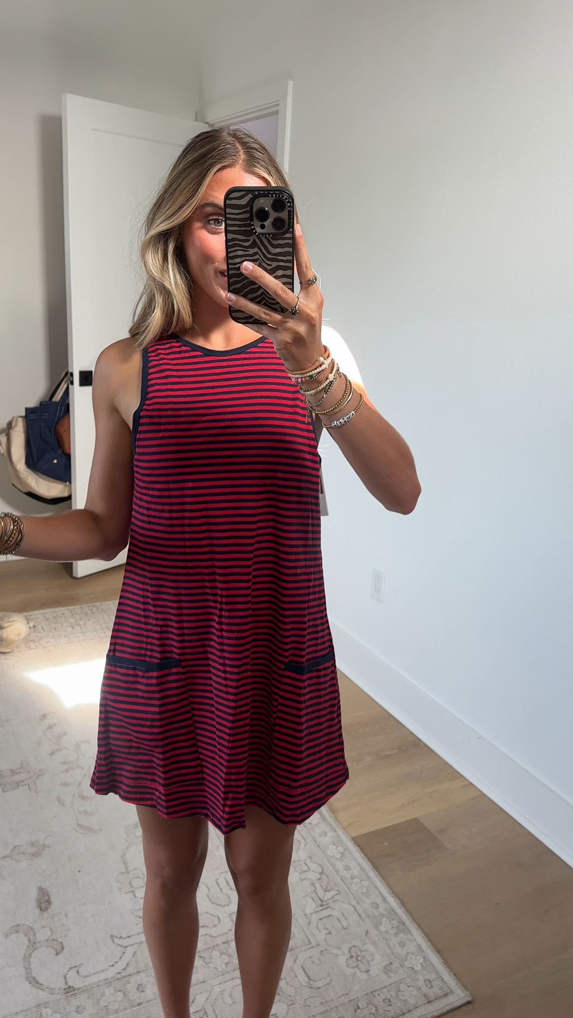 Amazon size XS Athlisan Women's Summer Athletic Mini Dress Striped Sleeveless Crewneck Tennis Dress Built-in Shorts Workout Vacation Outfits

#LTKootd #LTKfitnessgoals #LTKActive