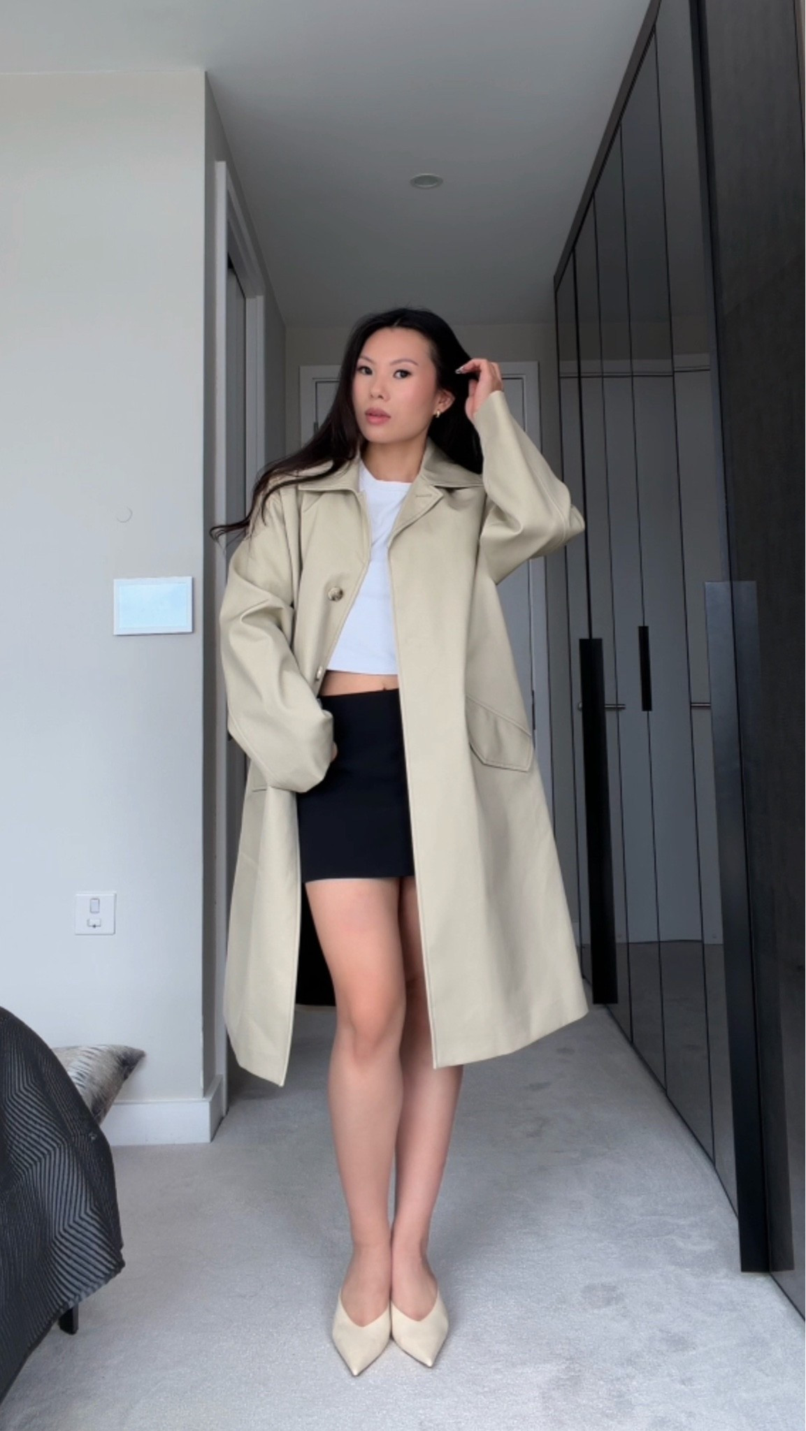 Cotton trench & cream mules🤍

Jacket in size XS, mules in size UK 2

#LTKautumn #LTKuk #LTKeurope