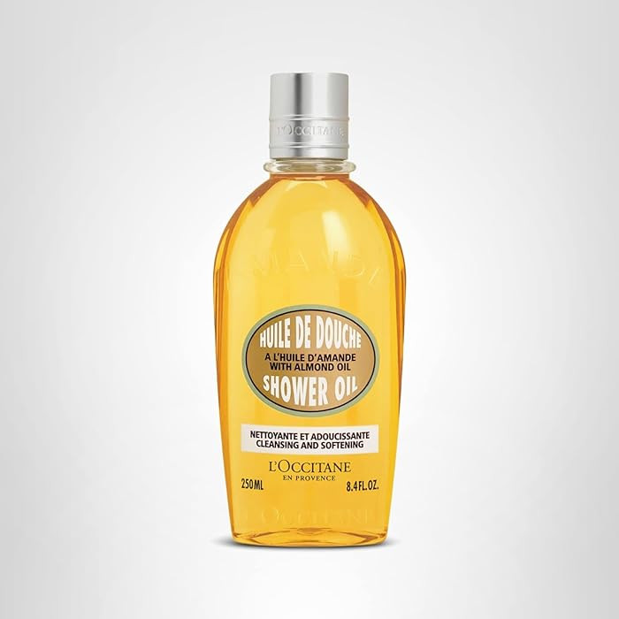 L'OCCITANE Cleansing & Softening Almond Shower Oil, Body Wash & Shaving Base Purifies & Smooths W... | Amazon (US)