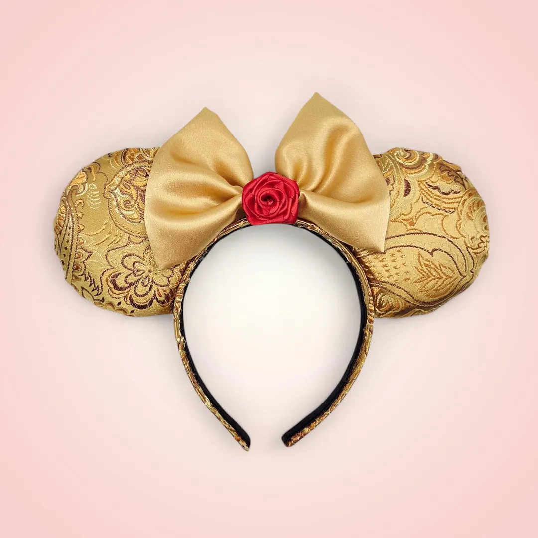 Belle Inspired Mouse Ears: Beauty and the Beast Inspired Disney Bounding Headband - Etsy | Etsy (US)