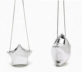 Women Acrylic Clutch Purse Star Shape Handbag Unique Evening Bag Chain Crossbody Bag for Formal P... | Amazon (US)