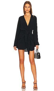 L'Academie The Janeiro Mini Dress in Black from Revolve.com | Revolve Clothing (Global)