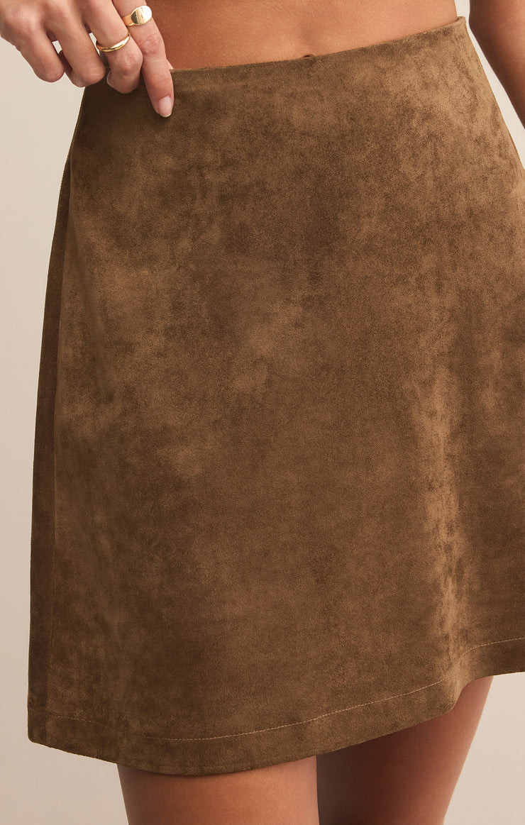 Ciera Faux Suede Mini Skirt | Z Supply