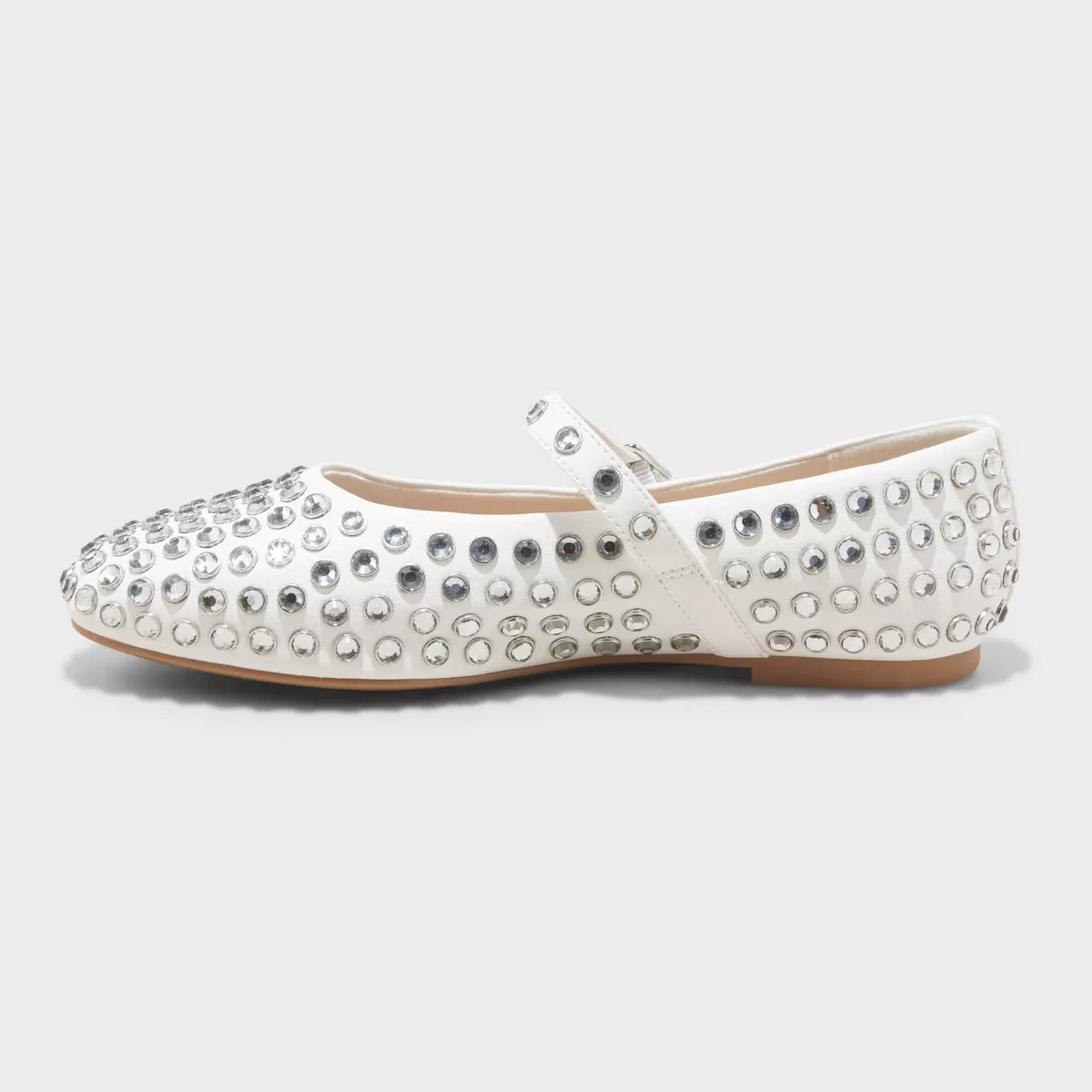 Women's Issa Rhinestone Mary Jane Ballet Flats - A New Day™ Black | Target