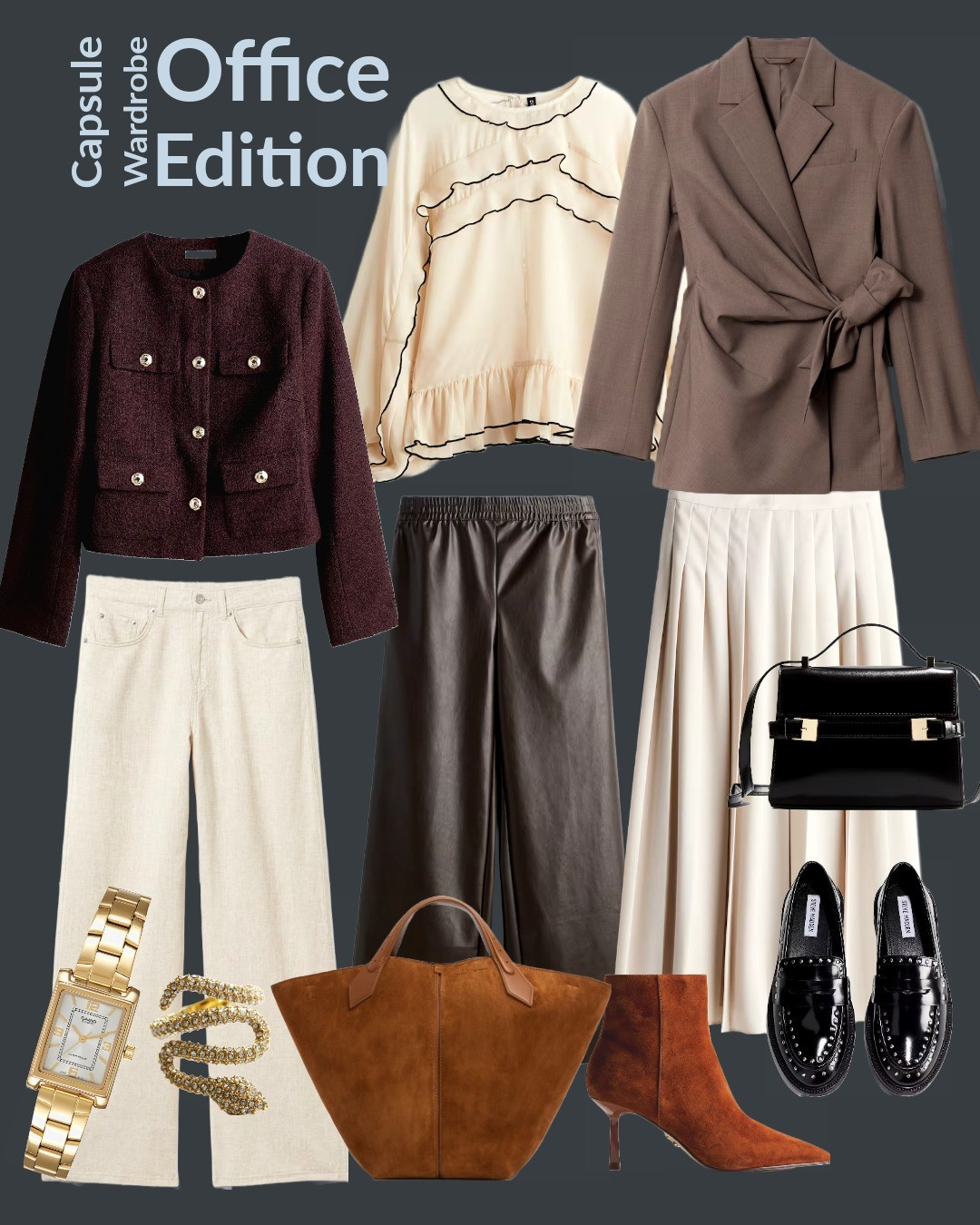 CAPSULE WARDROBE PIECES | FASHION AUTUMN | MINIMAL OUTFIT IDEAS | WOMEN'S STYLE | CASUAL OUTFIT | OFFICE TRANSITIONAL CAPSULE | LAYERED LOOK | COMFORT STYLING | EFFORTLESS ELEGANCE

#LTKautumn #LTKworkwear #LTKstyletip