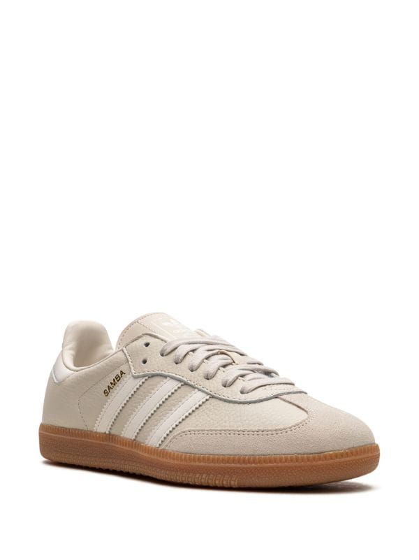 Adidas Samba OG Beige/White Sneakers - Farfetch | Farfetch Global