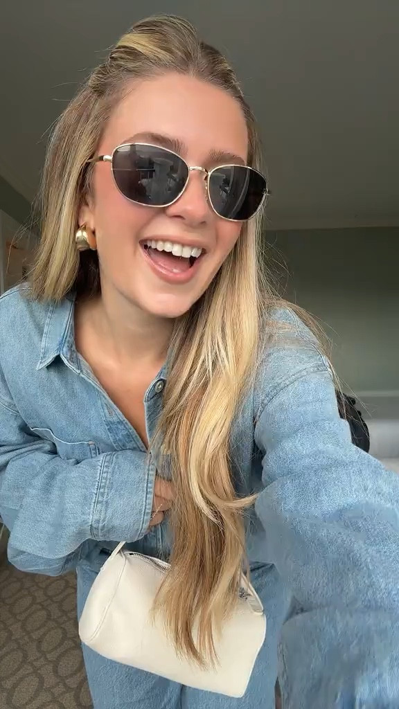 first time in michigan! wearing denim on denim 🤍☀️

#LTKSeasonal #LTKStyleTip