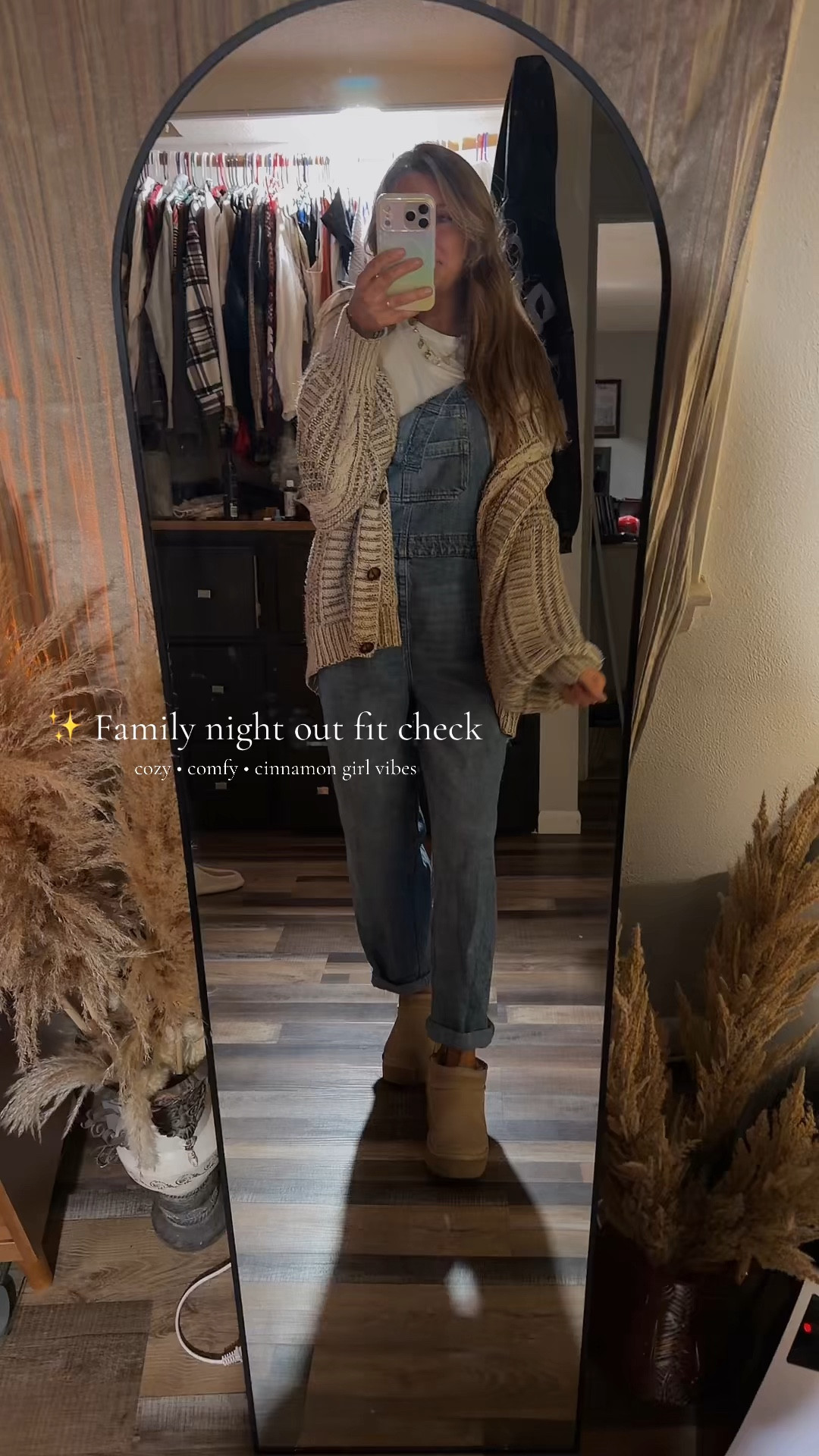 spring outfits

Family night out called for cozy layers + my favorite overalls moment 🤎
Comfy enough to chase kids around… cute enough to still feel put together.

Everything linked on my LTK ✨

#momstyle #cozymomstyle #cinnamongirlvibes #overallsoutfit #cozystyle

#LTKmomlife #LTKootd