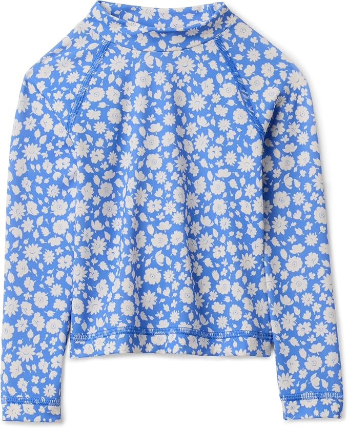 Amazon Essentials Girls and Toddlers' Long Sleeve Slim Fit Rashguard Swim T-Shirt | Amazon (US)