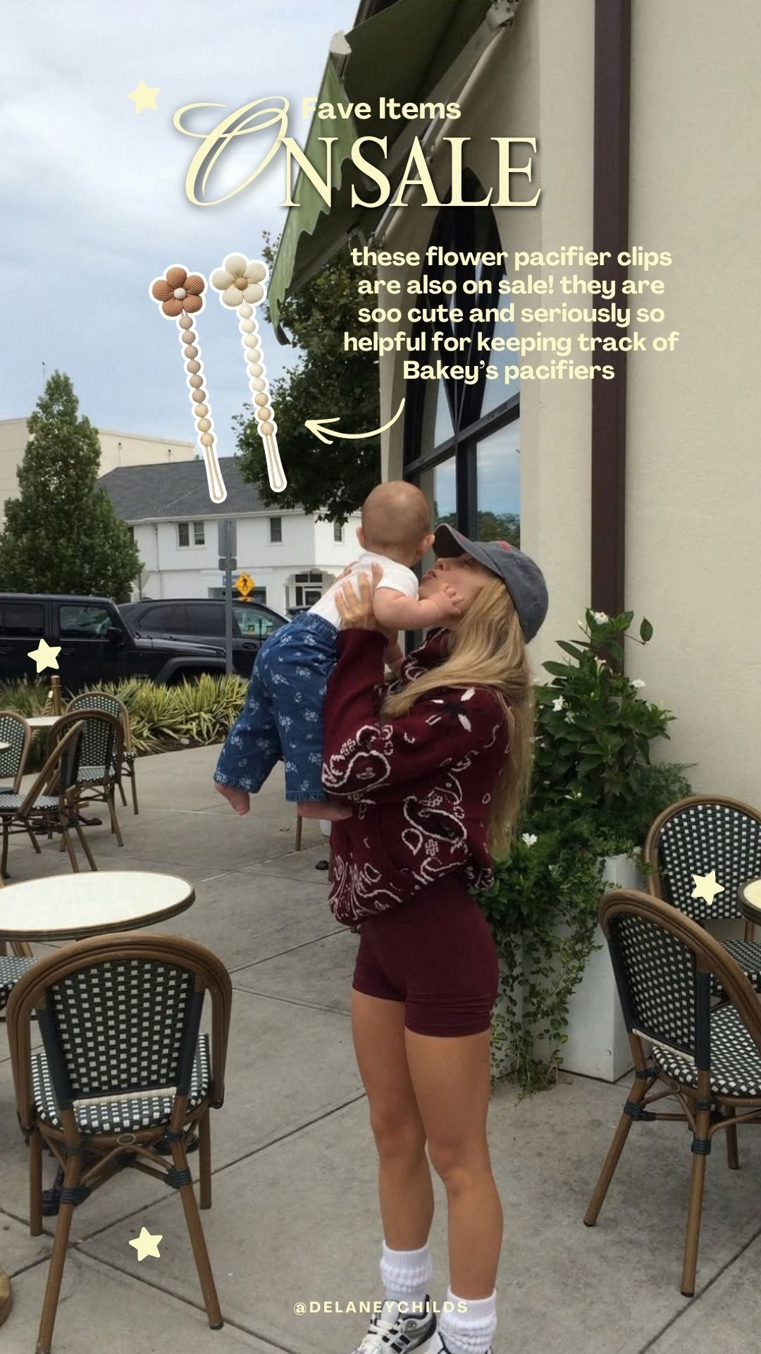 these flower pacifier clips are on sale! so cute and so helpful 🤍 

 #LTKmomlife #LTKSaleAlert #LTKBaby