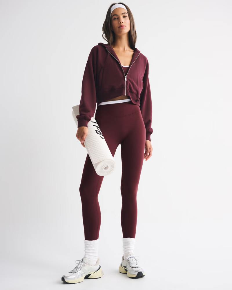 YPB On The Go French Terry Full-Zip | Abercrombie & Fitch (US)