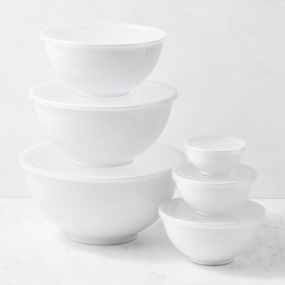 Melamine Mixing Bowls with Lid, Set of 6 | Williams-Sonoma