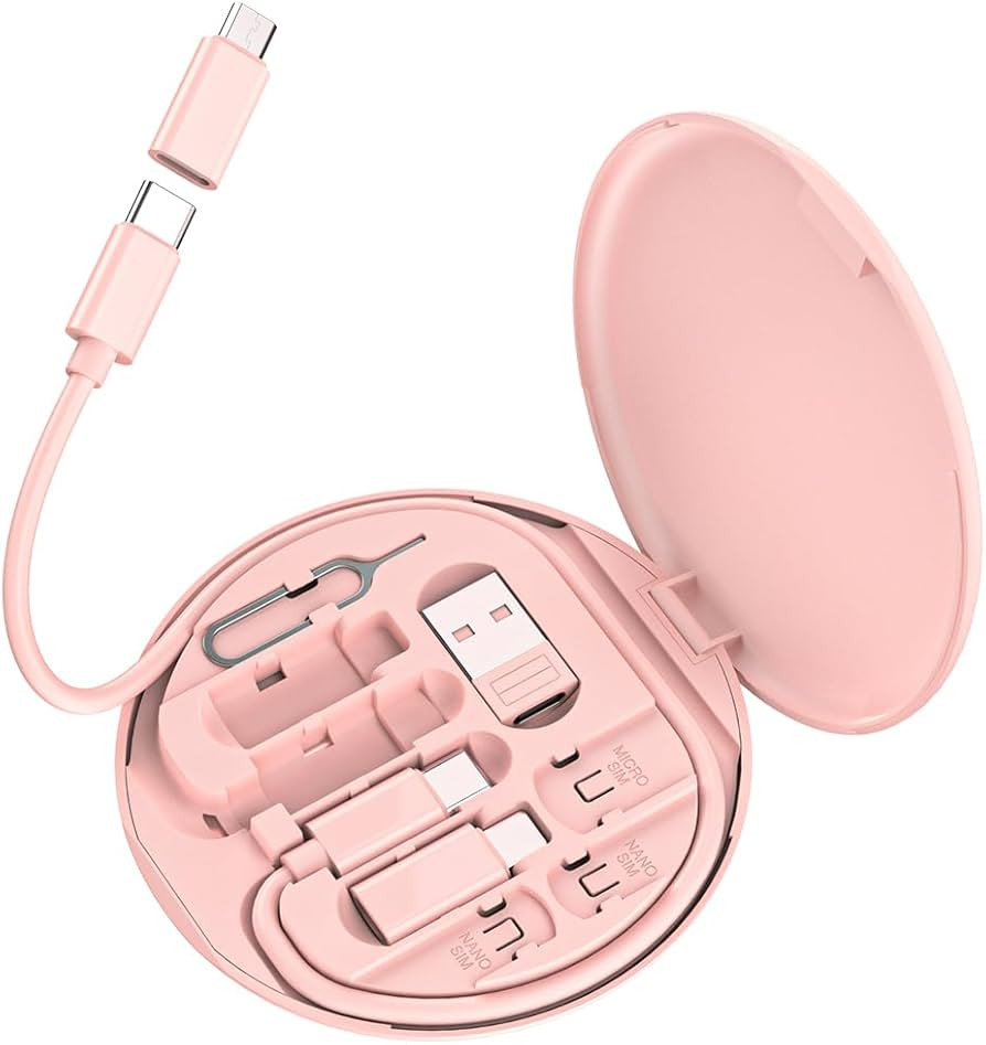 Yesimla Multi USB C to Lightning Adapter Kit, USB to USB-C Charging Cable Case USB C to Type C/Mi... | Amazon (US)