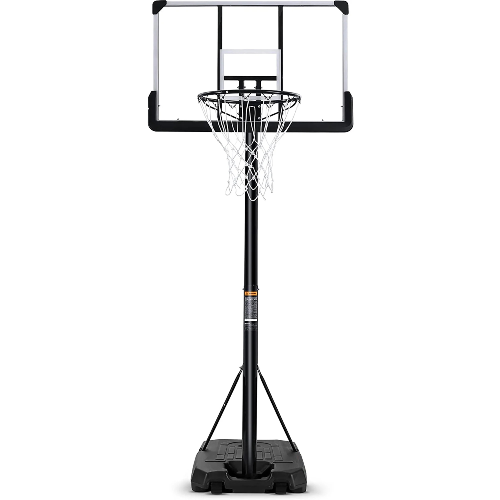 Portable Basketball Hoop Goal Basketball Hoop System Height Adjustable 7 ft. 6 in..10 ft. with 44... | Walmart (US)