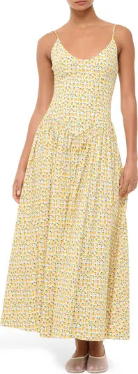 STAUD Dena Floral Cotton Maxi Dress | Nordstrom | Nordstrom