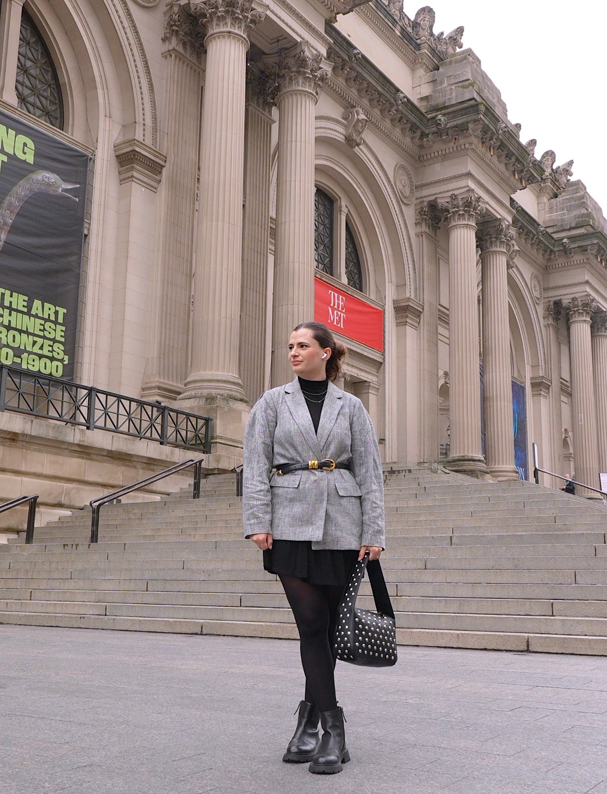 My outfit to see the new costume institute exhibition! Oversized blazer and black mini dress is a timeless combination plus I broke out my new studded purse 

#LTKShoeCrush #LTKStyleTip #LTKFindsUnder100
