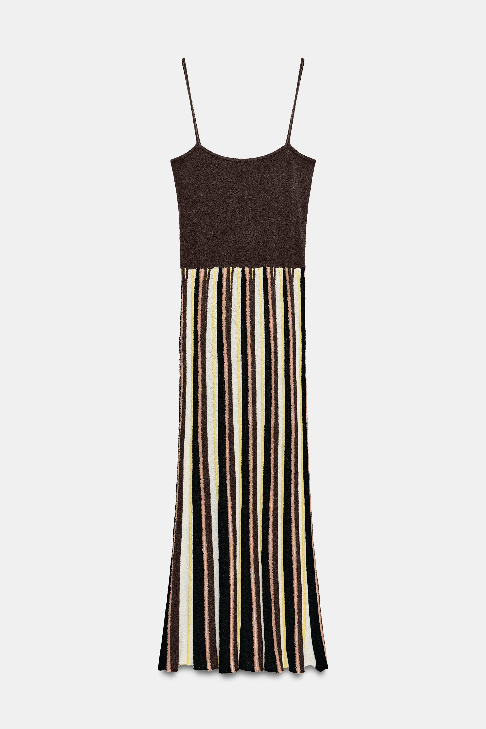 RUSTIC STRIPED DRESS | Zara US