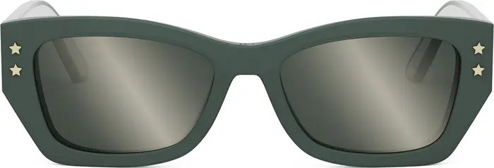 'DiorPacific S2U 53mm Rectangular Sunglasses | Nordstrom