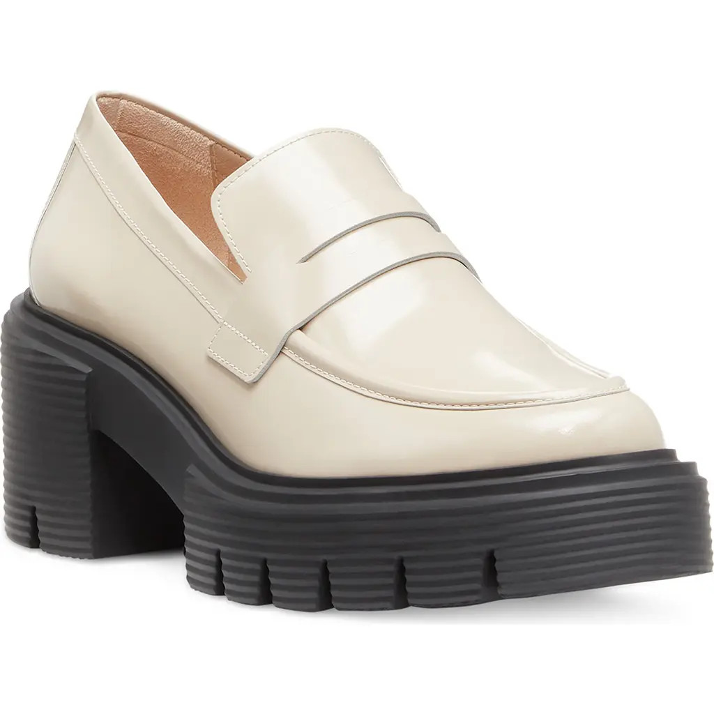 Stuart Weitzman Soho Loafer in Dune Spazzolato Leather at Nordstrom Rack, Size 7 | Nordstrom Rack