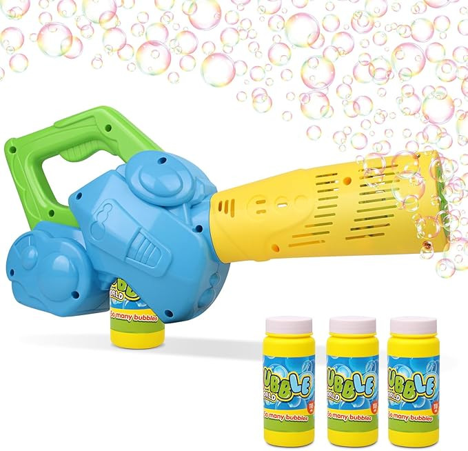 Duckura Bubble Leaf Blower for Toddlers, Kids Bubble Blower Machine with 3 Bubble Solution, Summe... | Amazon (US)