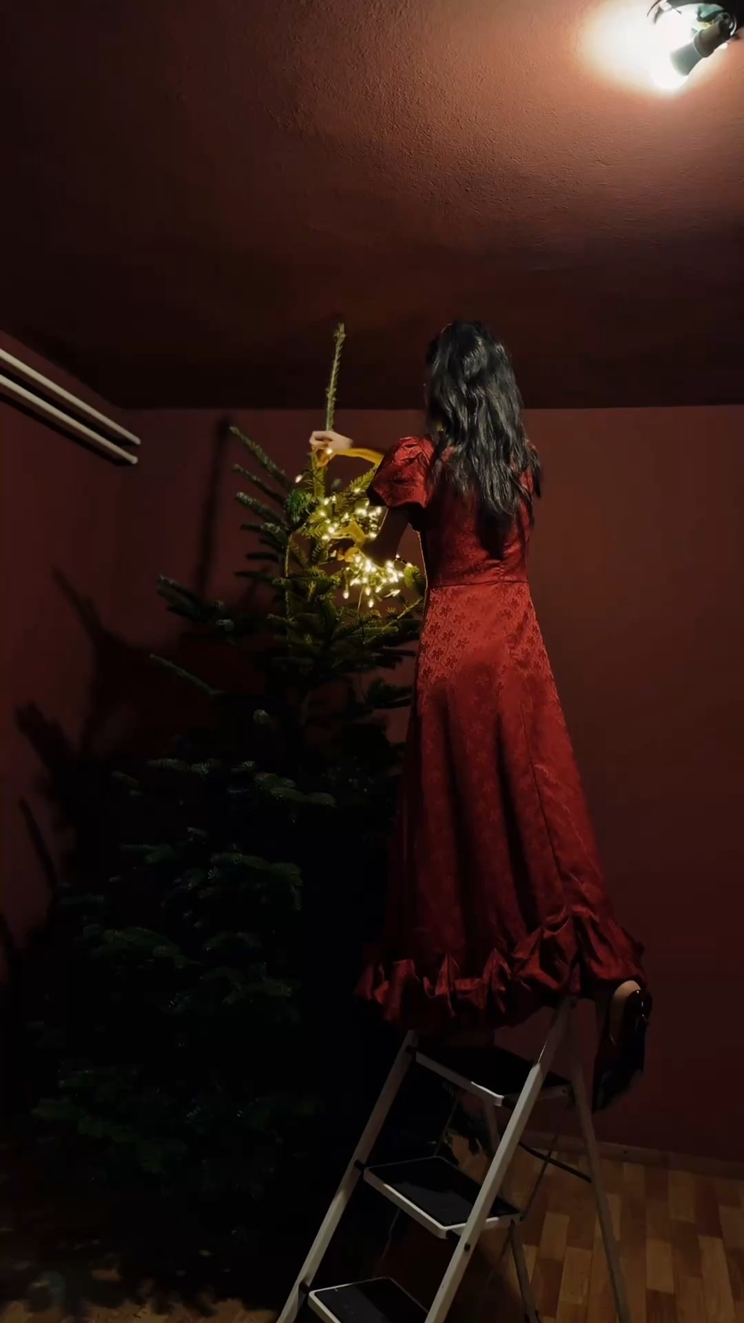 Christmas dress, Christmas tree, holiday dress, long red dress, party dress, party outfit, Christmas decor, Christmas ornaments

#LTKootd #LTKHoliday #LTKstorytime