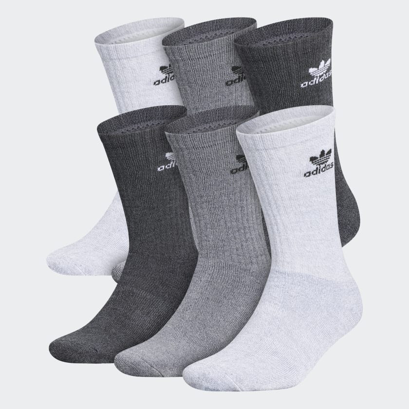 Trefoil Crew Socks 6 Pairs | adidas (US)