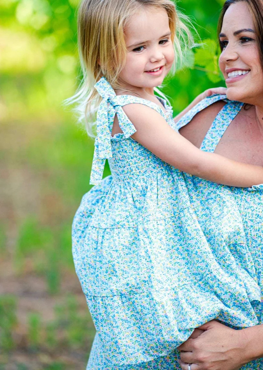 Girls Blue Liberty Dress | LIV & Company