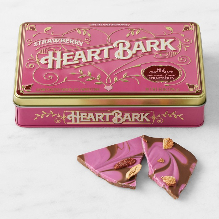 Williams Sonoma Strawberry Heart Bark | Williams-Sonoma