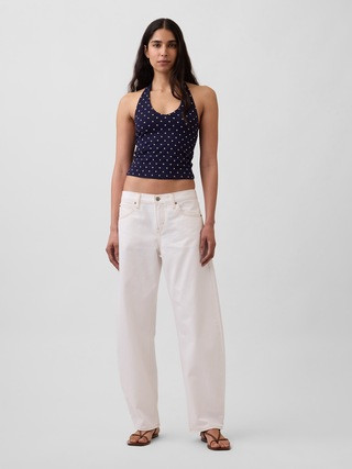 CloseKnit Halter Crop Top | Gap (US)