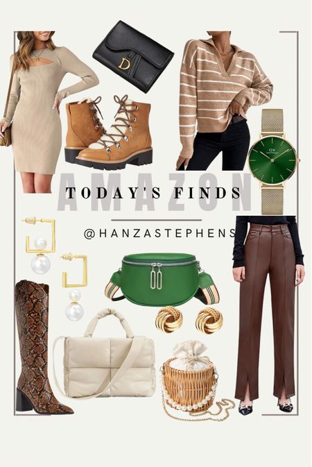 Amazon roundup for winter - loving all of these neutrals and green accents! 