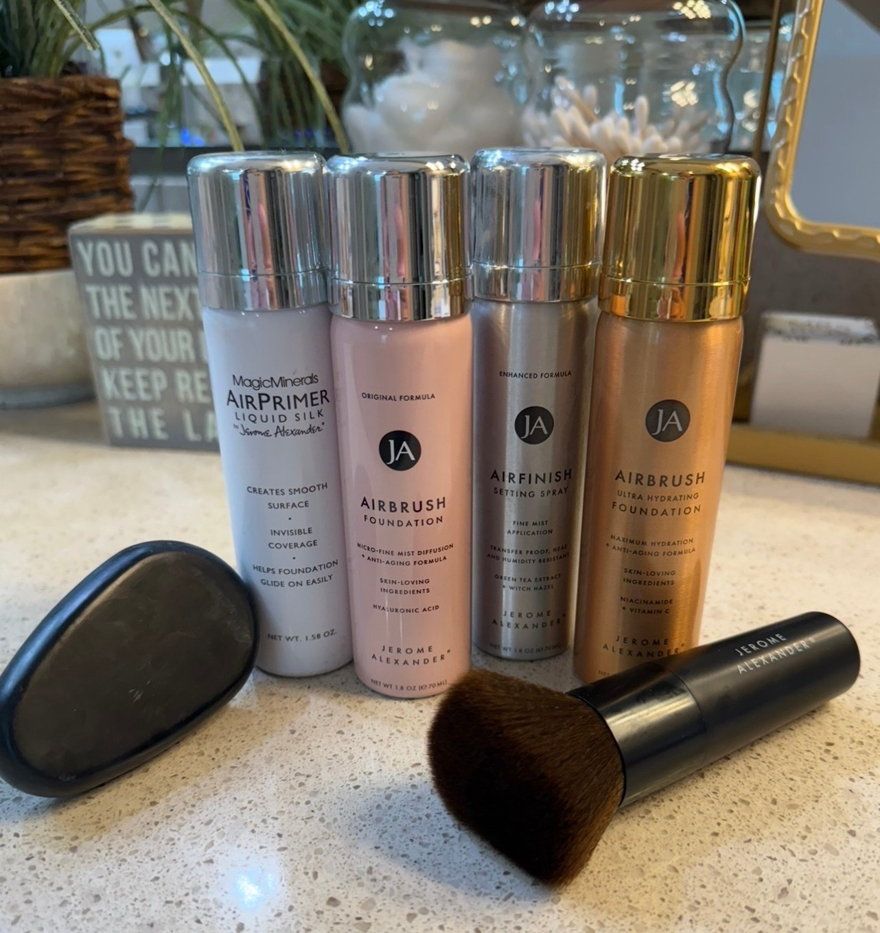 Okay, this is one of those beauty finds I keep reaching for 🙌🏼✨

Jerome Alexander Airbrush Foundation has become a favorite when I want that smooth, put-together look without spending forever on my makeup. The AirPrimer + Airbrush Foundation + AirFinish combo makes getting ready SO easy — and you know I’m all about anything that saves this Crazy Busy Mama some time! 💕

I linked everything I’m using right here in my LTK! 🛍️
@jeromealexander￼

#LTKBeauty #JeromeAlexander #AirbrushFoundation #MakeupOver40 #BeautyOver40 #CrazyBusyMama

#LTKOver40 #LTKBeauty #LTKgrwm