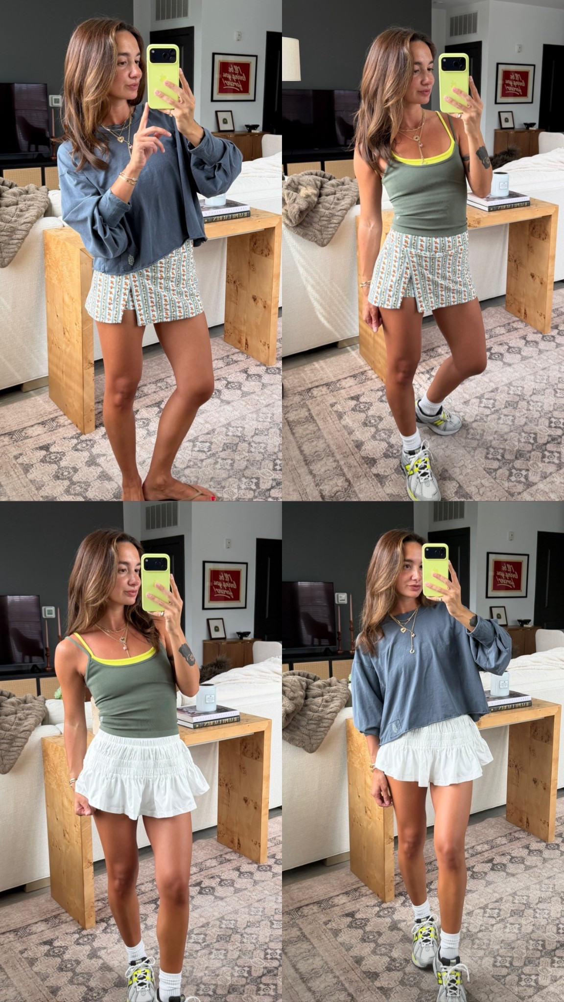 XS in everything except small in the longsleeve (color midnight navy)!