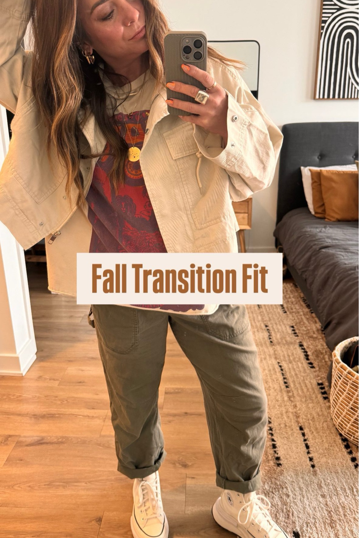 This lightweight jacket is EVERYTHING for early fall! I’ve been playing with combining different color palettes for a cool vibe and I’m loving it! #boymom #midsizestyle #momstyle #coolmom #midsizefashion #ootd #coolmomstyle #momlife #hairstylistlife #mom #coolfashion #fallfashion