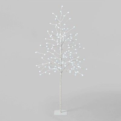 6ft Globe Twig Birch Tree Christmas LED Novelty Sculpture Cool White - Wondershop&#8482; | Target