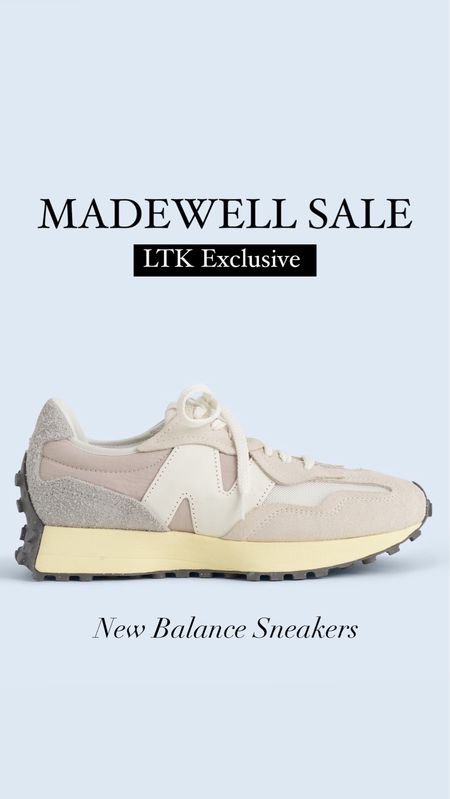 Comfortable and stylish new Balance Sneakers is part of the Madewell Sale. Click on the item below and copy the promo code. 

#LTKSaleAlert #LTKShoeCrush #LTKxMadewell