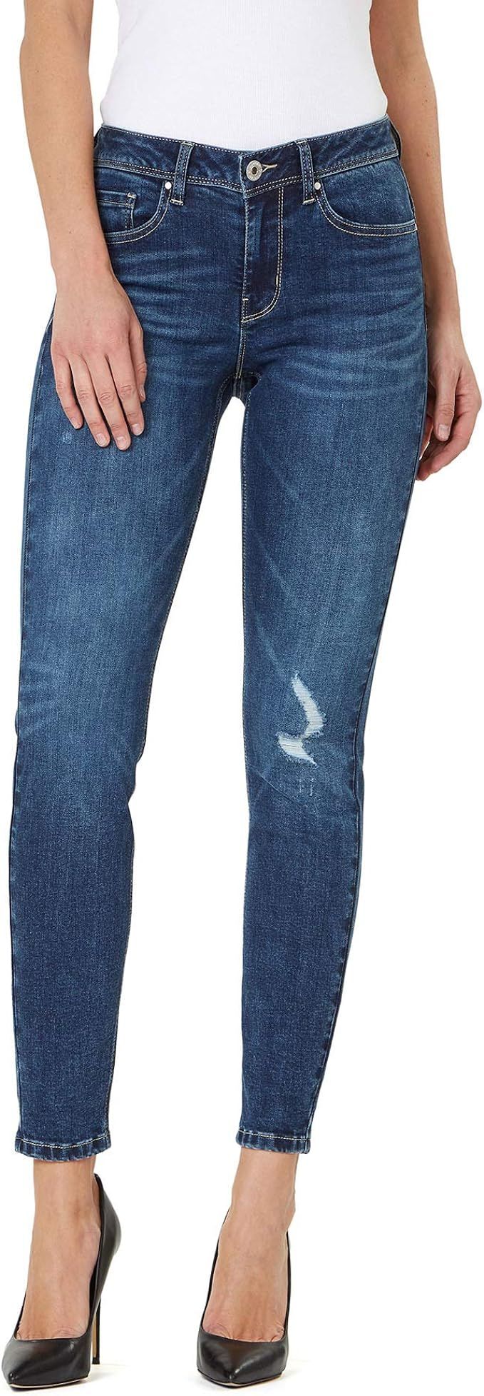 Numero Women's Push Up Mid Rise Skinny Jeans | Amazon (US)