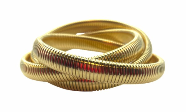 Gold Twisted Cobra Bracelet | Accessory Concierge