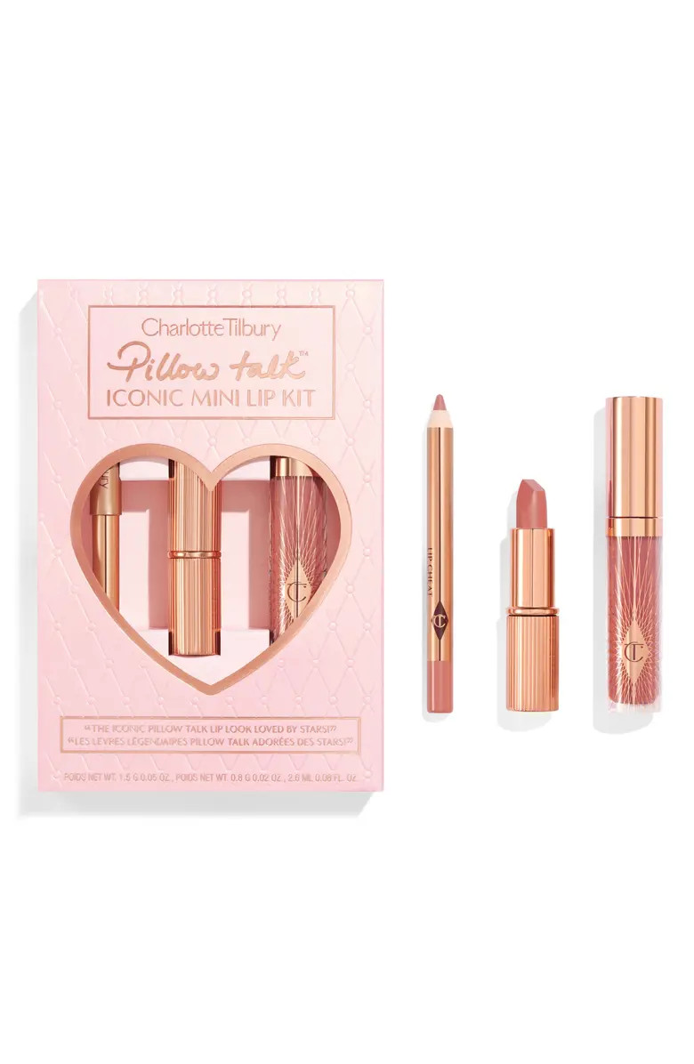 Pillow Talk Iconic Mini Lip Set $43 Value | Nordstrom